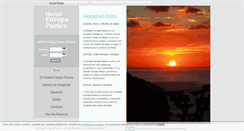 Desktop Screenshot of hostaleuropapunico.es